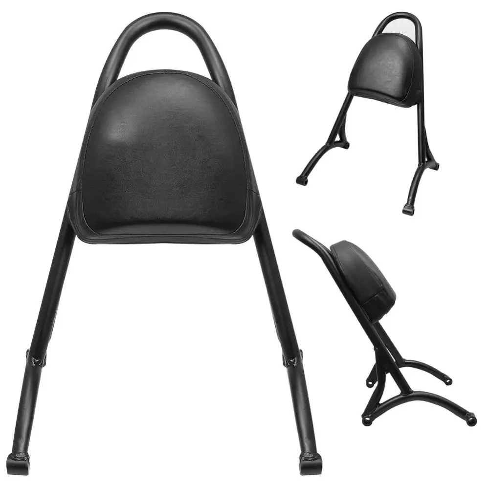 

Retro Motorcycle Sissy Bar Rear Passenger Backrest Cushion Pad Fit For Harley Sportster XL Iron 883 1200 Forty Eight 2004-2016