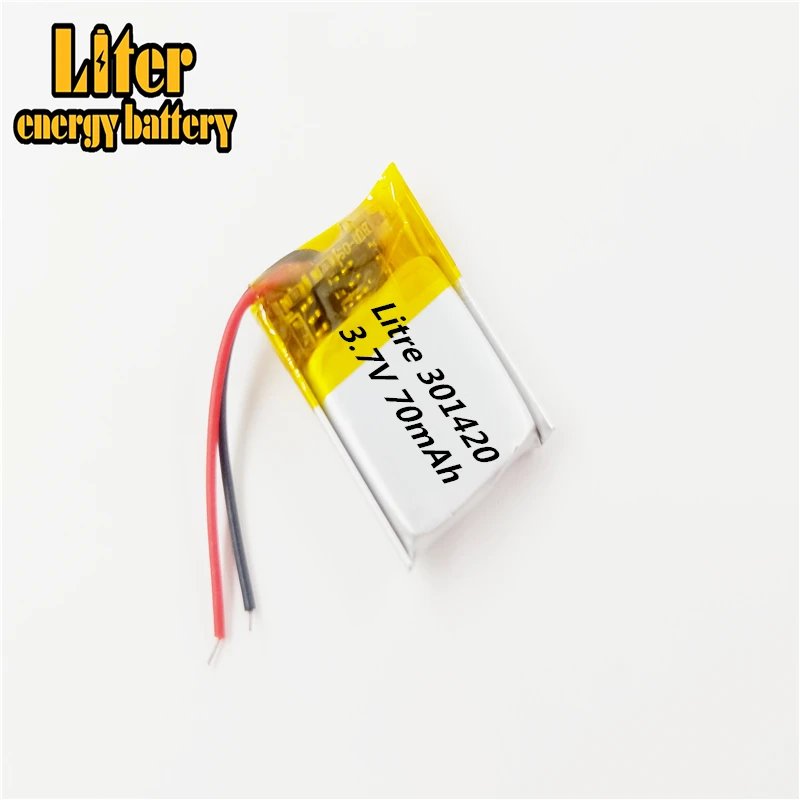 031420 301420 70MAH MP3 bluetooth гарнитура маленькая toys аккумулятор 3 7 V литиевая батарея 37V