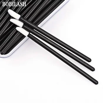 

50pcs Disposable Lip Brush Cosmetic Lipstick Lip Glossy Wands Cleaner Applicator Eyeshadow Lip Gloss Brushes Makeup Tools