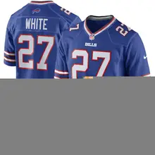 Буйвола высокое качество Для Мужчин's Tre'Davious белый купюр Джерси