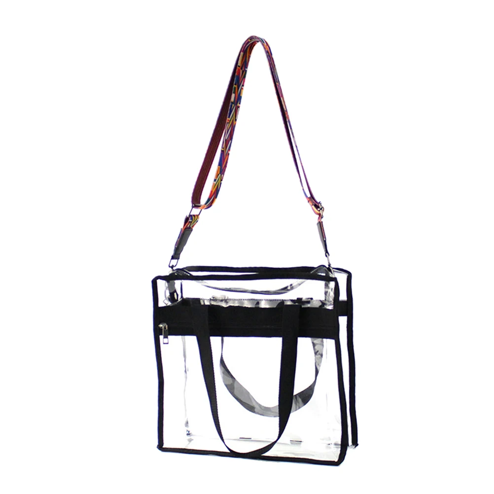 1 шт. сумка на плечо большая емкость модная прозрачная сумка через плечо женская сумка для хранения для плавания Спорт Путешествия