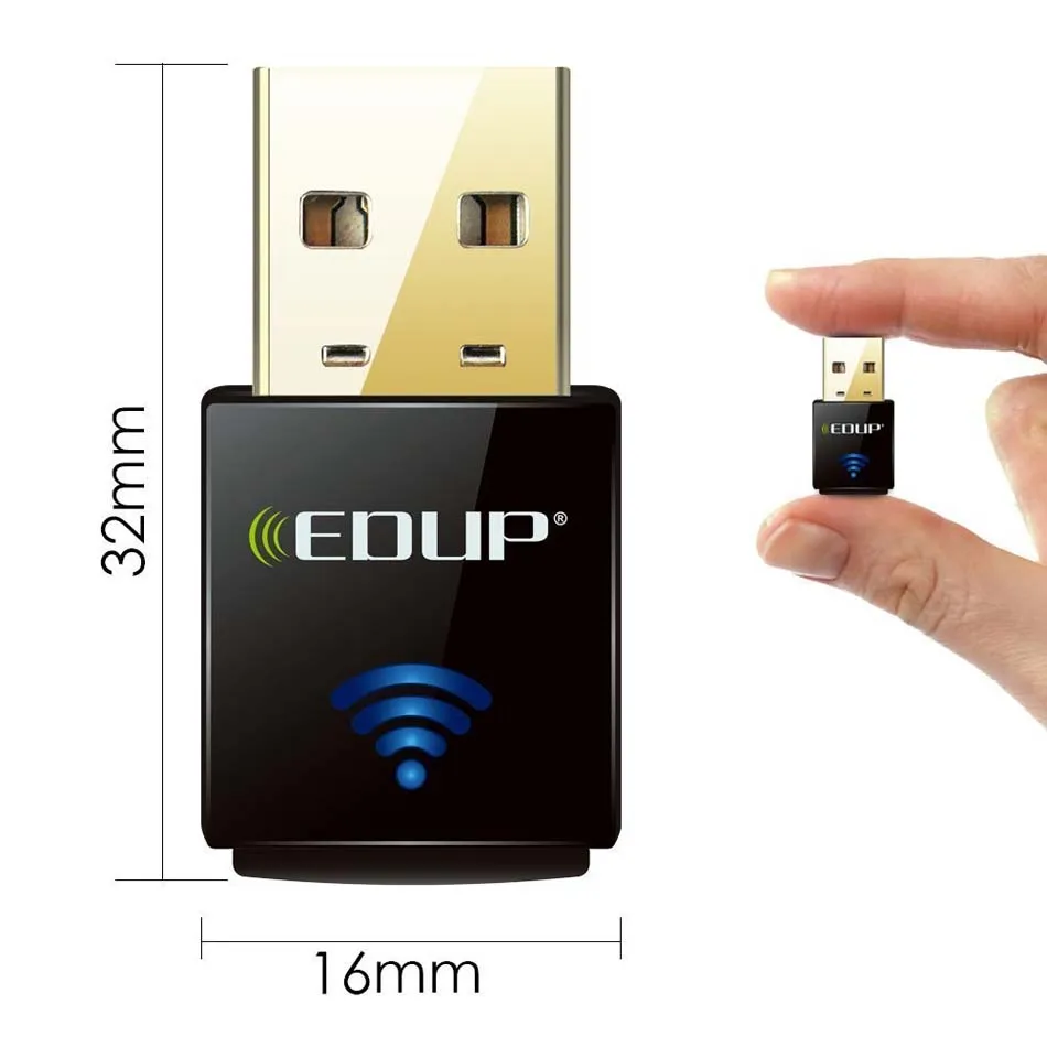 EDUP EP-N1557 Realtek RTL8192EU 300Mbps USB WiFi 어댑터 2.4GHz 무선 네트워크 카드 동글 도매 100 개/몫