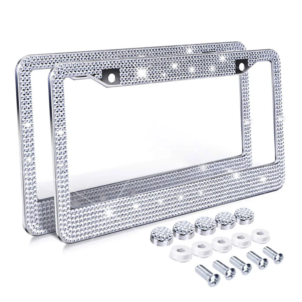 Для нас CAN рамка номерного знака автомобиля Bling Crystal роскошная - Цена: 1 311,58 руб.
