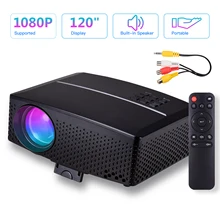 Portable Movie Projector Mini LED Video Projector 1080P Supported 3500 Lumens 120 Inch Display for Home Theater Entertainment