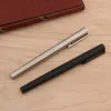 Ручка перьевая JINHAO 35, матовый черный карандаш из нержавеющей стали, Канцтовары для школы и офиса ► Фото 2/6