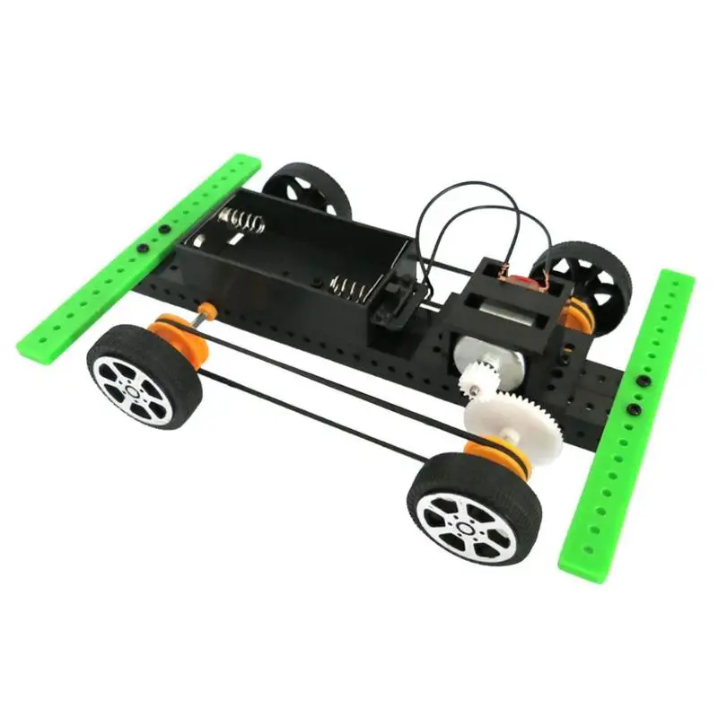  Four-wheel Drive Car Materials Creative Assemble Projects Teaching Educational Equipment DIY Scienc - 4000414293508