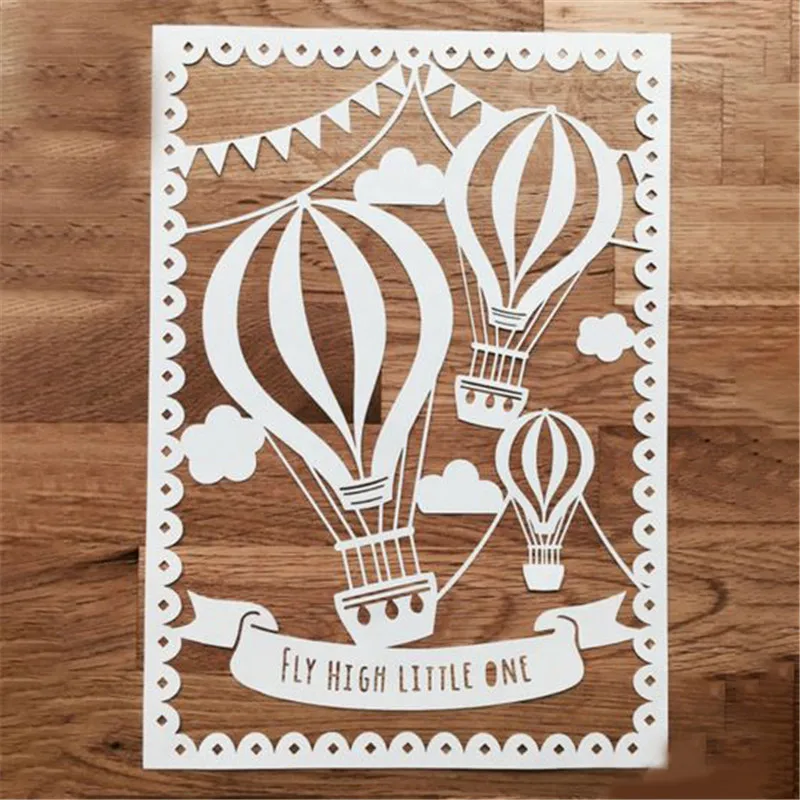 

Eastshape 1 Pcs/lot Metal Cutting Dies Scrapbooking for Card Making DIY Embossing Cuts New Craft Die Hot Air Balloon Cover 2019