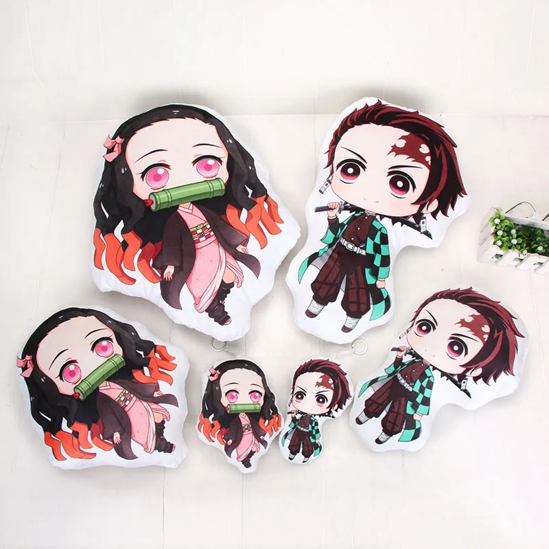 Demon Slayer Kimetsu no Yaiba Kamado Nezuko плюшевые игрушки мягкие плюшевые 18-45 см подушка для детей мальчиков Детский подарок на день рождения