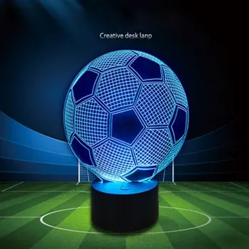 

Souvenir Gift Colorful Touch Switch Table Desk Light 3D Acrylic LED Night Light Lamp Acrylic Atmosphere Light for Football