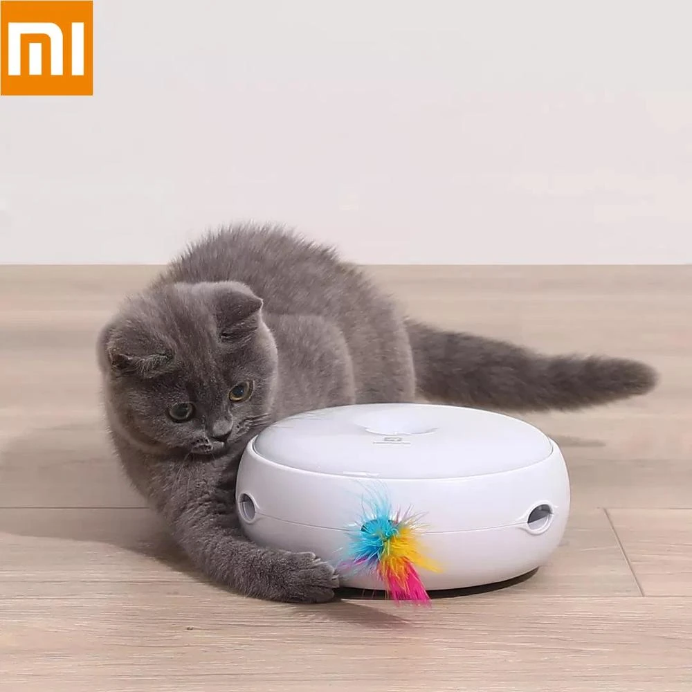 Xiaomi Smart Chat Interactif Jouet Taquin Chat Baton Jeu Auto Rotatif Plateau Tournant Animaux Jouant Jouets Mouvement Active Jouet Avec Cadeau Aliexpress
