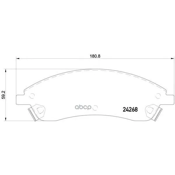 2426801_колодки Дисковые Передн.! Cadillac Srx 3.6i/4.6i 04 Textar 2426801 Textar арт. 2426801
