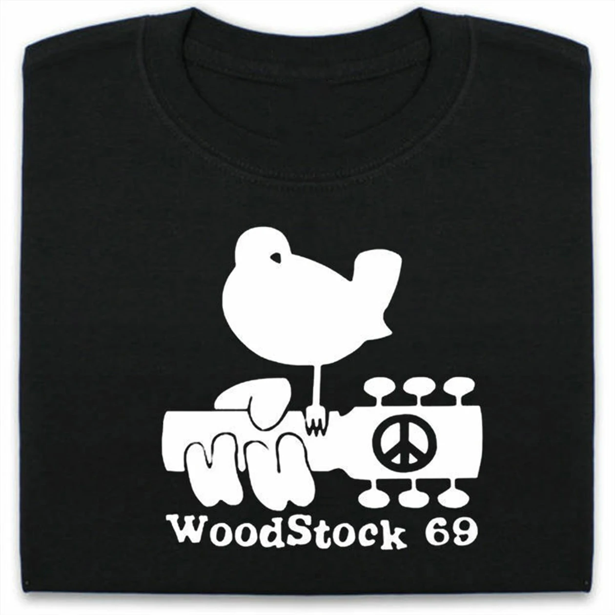 Woodstock peace and music T-Shirt Mens Womens gift Present 