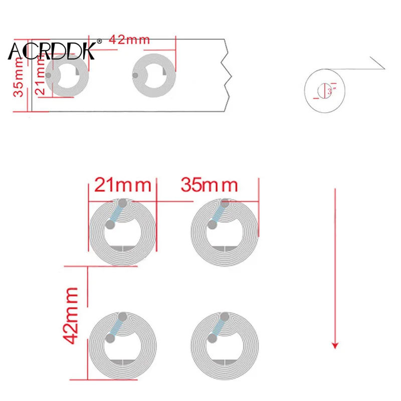 10ks NFC cenovky NTAG 213 nálepky pro iPhone 13.56 MHZ 25mm čipem univerzální nálepka RFID cenovky a celý NFC telefonů 144/504/888 kořist