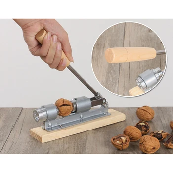 

Manual Nutcracker Press Adjustable Machine Steel Kitchen Tools Mechanical
