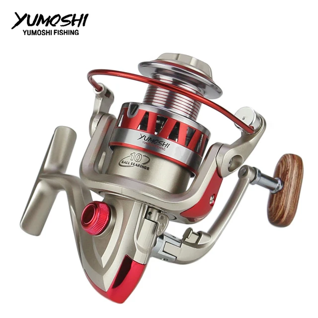 Yumoshi reel Molinete Carp Fishing Reel Spinning Fishing reels metal spool  reel 1000-7000 Feeder Carretilha