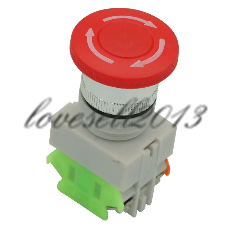 Interrupteur à Bouton-poussoir D'arrêt D'urgence En Forme De Champignon