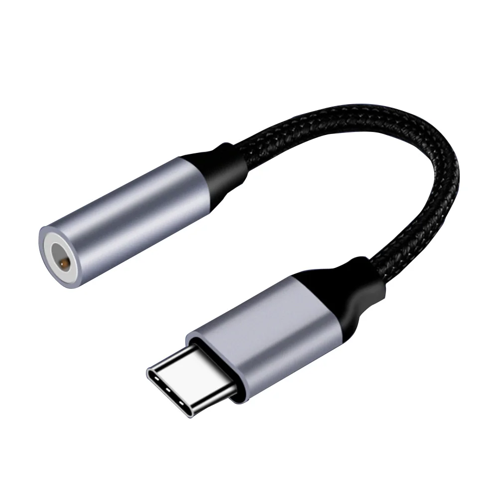 Адаптер для наушников с разъемом типа c на 3 5 мм USB C AUX Xiaomi Mi 6 8 9 SE Huawei mate 20 P30 pro