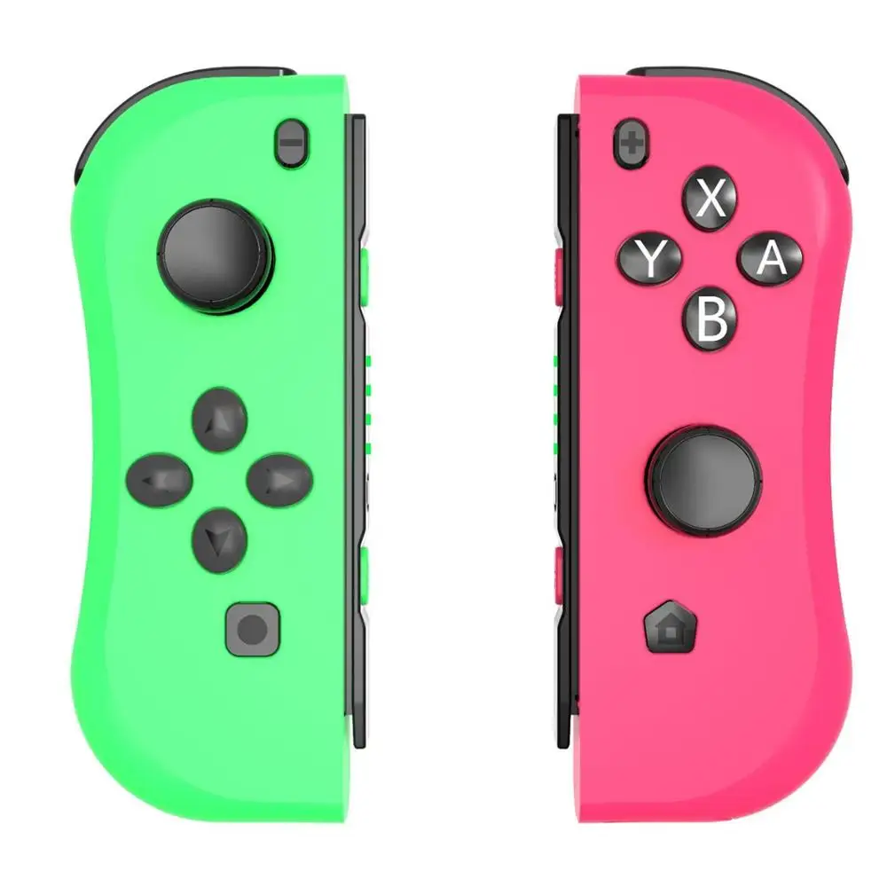 Bluetooth беспроводной Pro игровой коврик контроллер геймпад джойстик Джойстик Joy-Con(L/R) для Nintendo переключатель NS игровая консоль с кабелем type C - Цвет: Green Pink
