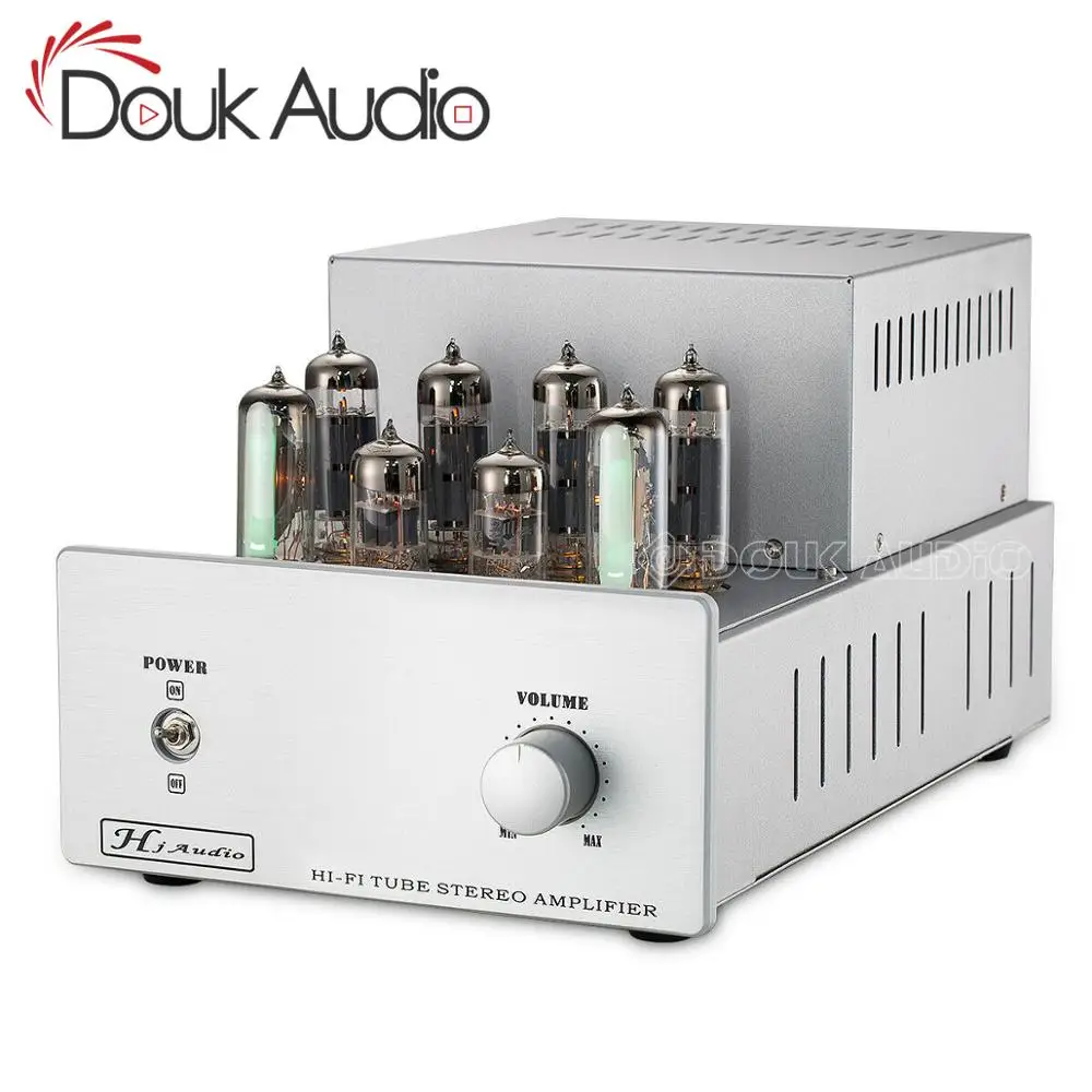 Douk аудио hi fi стерео Push pull усилитель мощности класса AB 6P14/EL84 вакуумный трубный 13 Вт