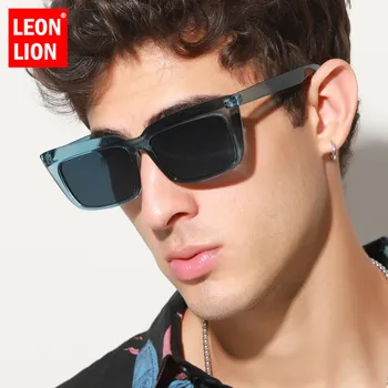 

LeonLion 2020 Rectangle Retro Sunglasses Men Vintage Glasses For Men/Women Luxury Brand Eyeglasses Men Mirror Gafas De Sol Mujer