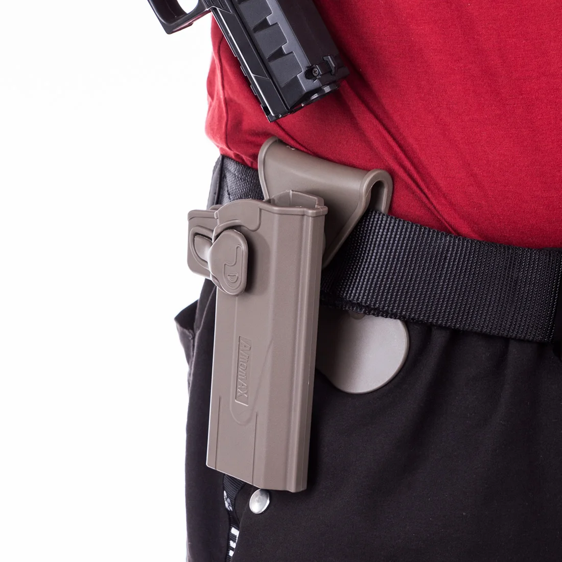 Modiker Регулируемая тактическая кобура для STI Hi-Capa 2011 серии Blaster/Токийский Marui/WE/KWA/KJW-правша Тан