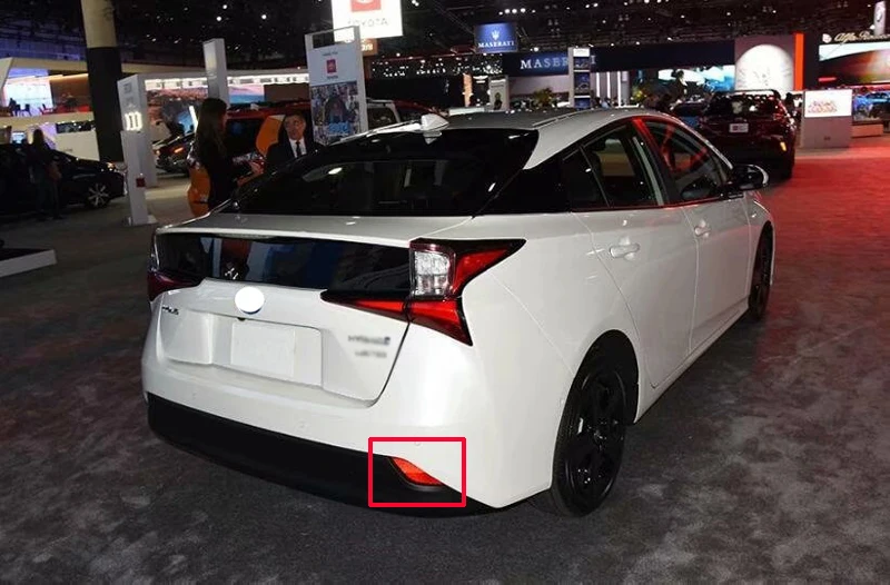 Автомобильные аксессуары для Toyata Prius PHV XW50, АБС хромированный задний отражатель, противотуманный светильник, накладка, рамка, Стайлинг