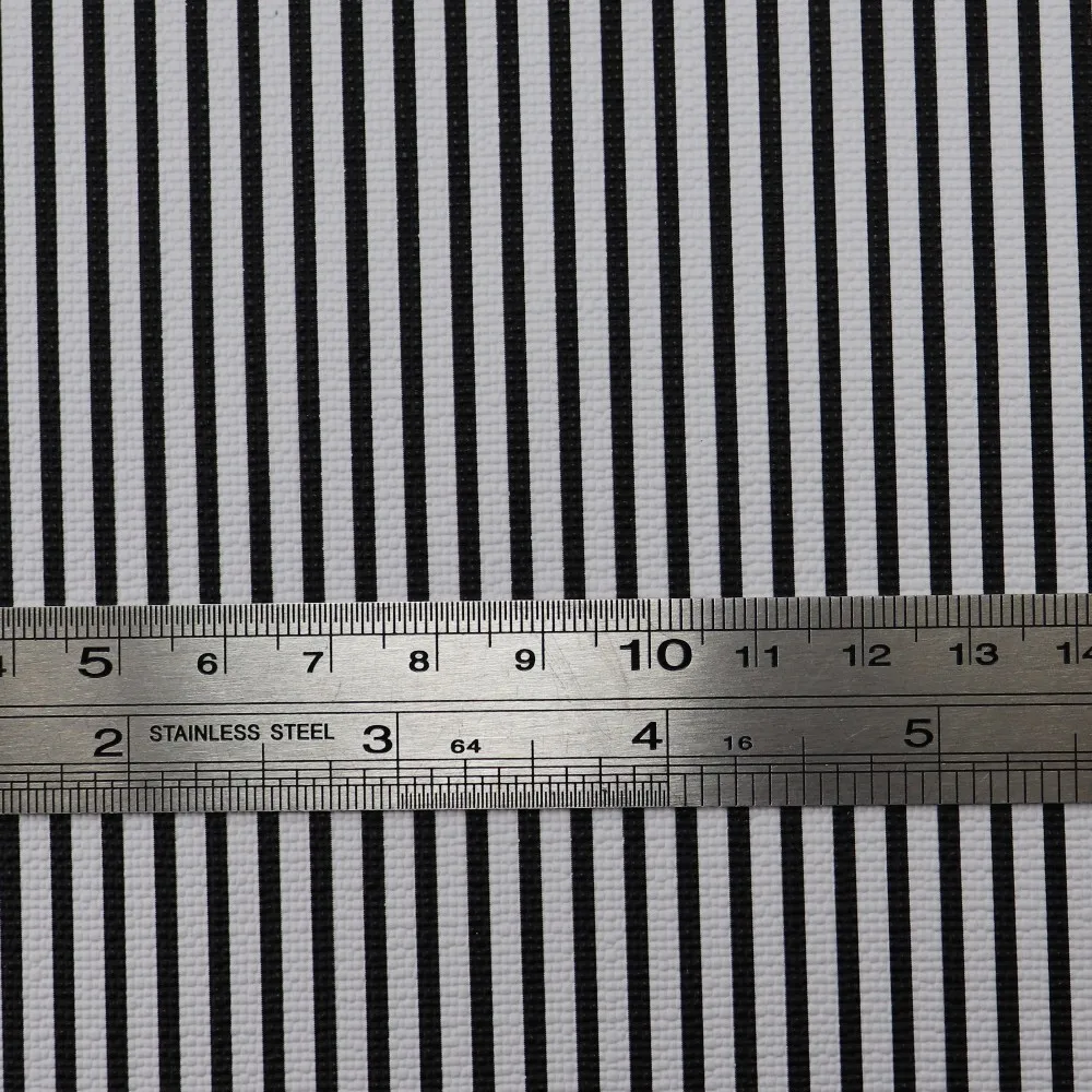 30x132cm Black & White Stripe / Colored Bird Plaid Faux Leather Fabric – DIY Bows, Handbags & Craft Material (BH044) 3