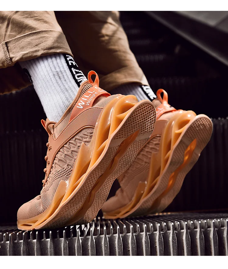 Модные Для мужчин кроссовки zapatillas hombre Deportiva; сезон весна-осень Для мужчин светильник из сетчатого материала; кроссовки для бега на открытом воздухе спортивная обувь кроссовки
