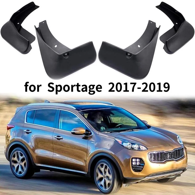 Брызговики для KIA Sportage- Брызговики Передние Задние 4 шт