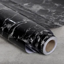 Marble Wallpaper Kitchen Self Adhesive Contact Stickers Home Desktop Marble Decorative Wallpaper Bedroom Furniture Solid Color