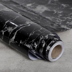Marble Wallpaper Kitchen Self Adhesive Contact Stickers Home Desktop Marble Decorative Wallpaper Bedroom Furniture Solid Color