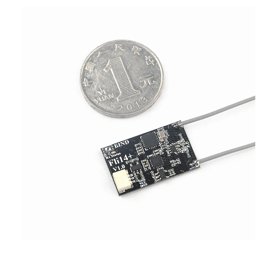 Мини-приемник 1 7g Fli14 + 2 4G 14CH FLYSKY AFHDS 2A IBUS RSSI для Betaflight I6 I6X I6S Micro FPV запчасти Дронов DIY |