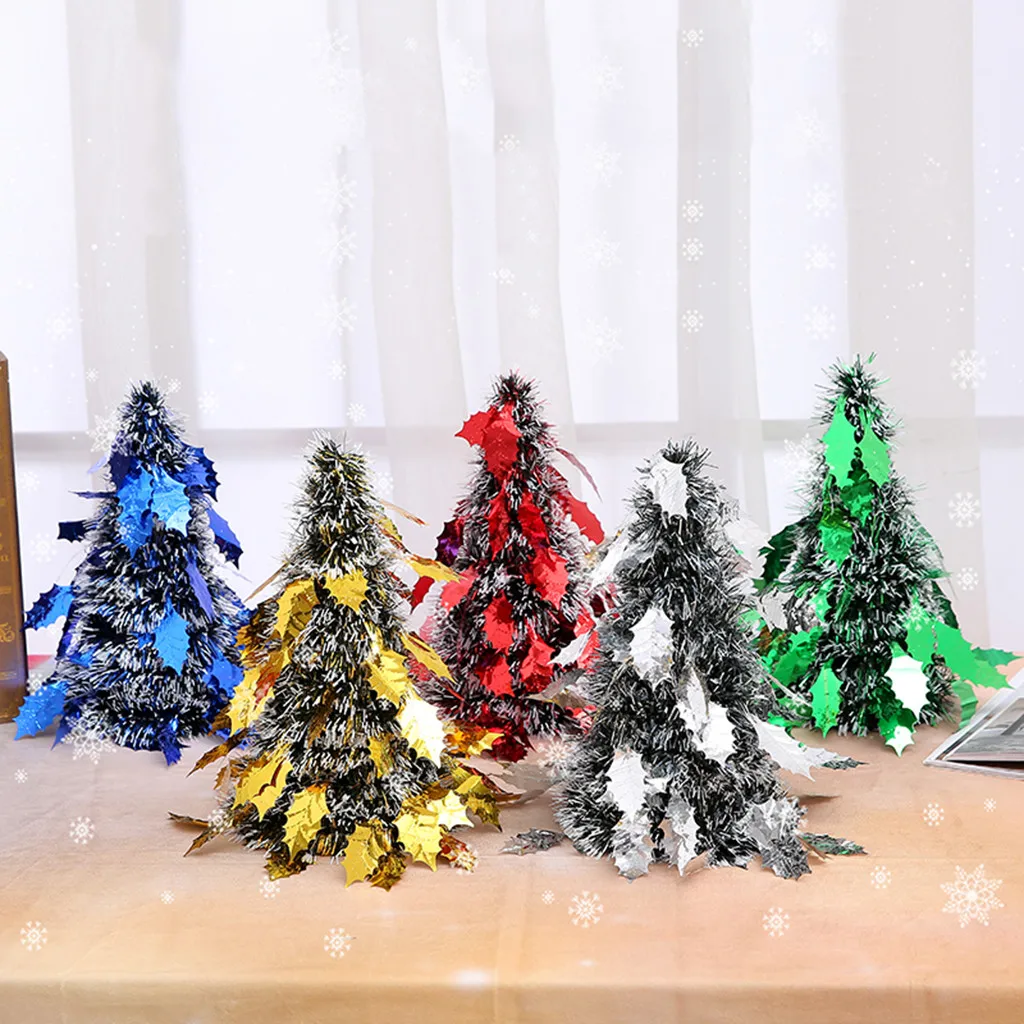 Shining Christmas Tree Festival Home Party Ornaments Xmas Decoration Gift Sequin christmas tree decorations arbol de navidadF104