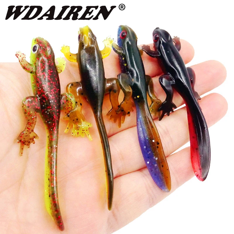 

6pcs/Lot Fishing Lifelike Insect Soft Lures 8cm 3.5g Worms Silicone Jig Wobblers Artificial Baits Fishy Smell Tackle Swimbaits