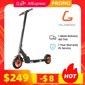 

[Official Store] KUGOO KIRIN S1 Folding Electric Adult Scooter 350W APP Control Electric Skateboard Honeycomb tire e Scooter