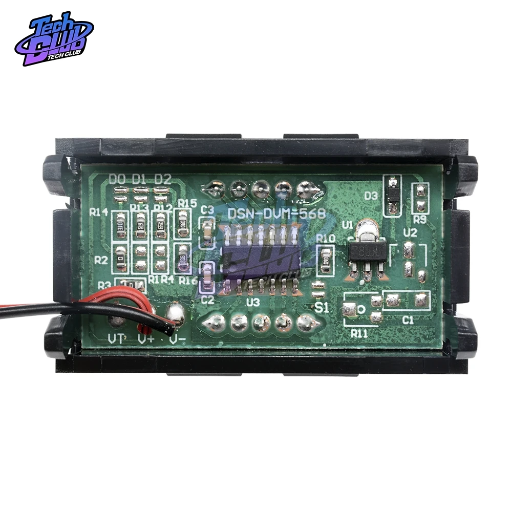 DC 4,5-30 V 0,56 ''дюймовый мини светодиодный цифровой вольтметр измеритель напряжения 2 провода 6V 12V автомобиль мотоцикл Вольт тестер Dector монитор
