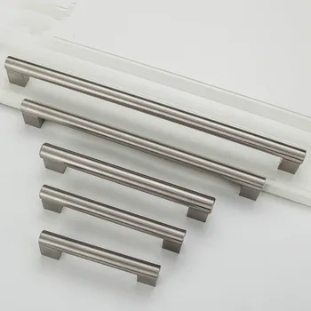 

Door Handles Long handle modern simple draw silver space aluminum alloy drawer wardrobe door extension