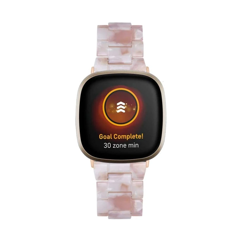 Fitbit Versa 3 / Sense 스마트 워치 스트랩용 시계 밴드, Fitbit Versa 3 / Sense 2 팔찌 레진 밴드 액세서리