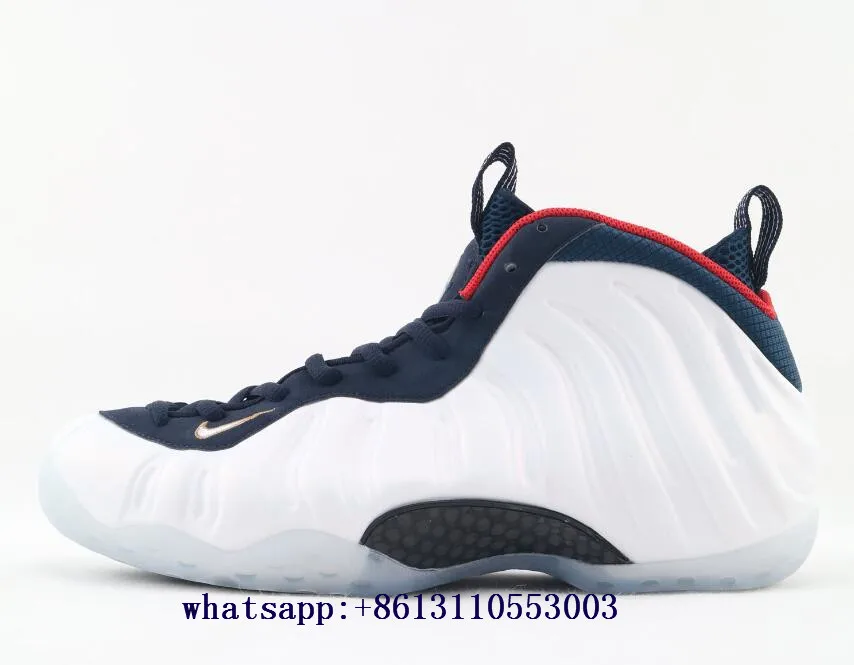 Air Foamposite One Мужская обувь с высоким вырезом удобные водонепроницаемые прочные спортивные кроссовки 314996 - Цвет: 15