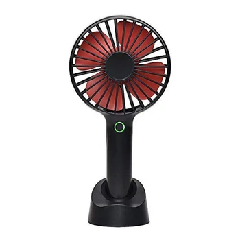 

Mini Handheld Fan Portable, Hand Held Personal Fan Rechargeable Battery Operated Powered Cooling Desktop Electric Fan With Base