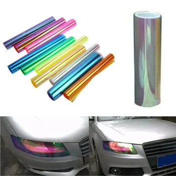 

7 Color Car Headlight Taillight Fog Light Sticker Tint Protector Film Wrap Decal Car Light Film Durable And Practical