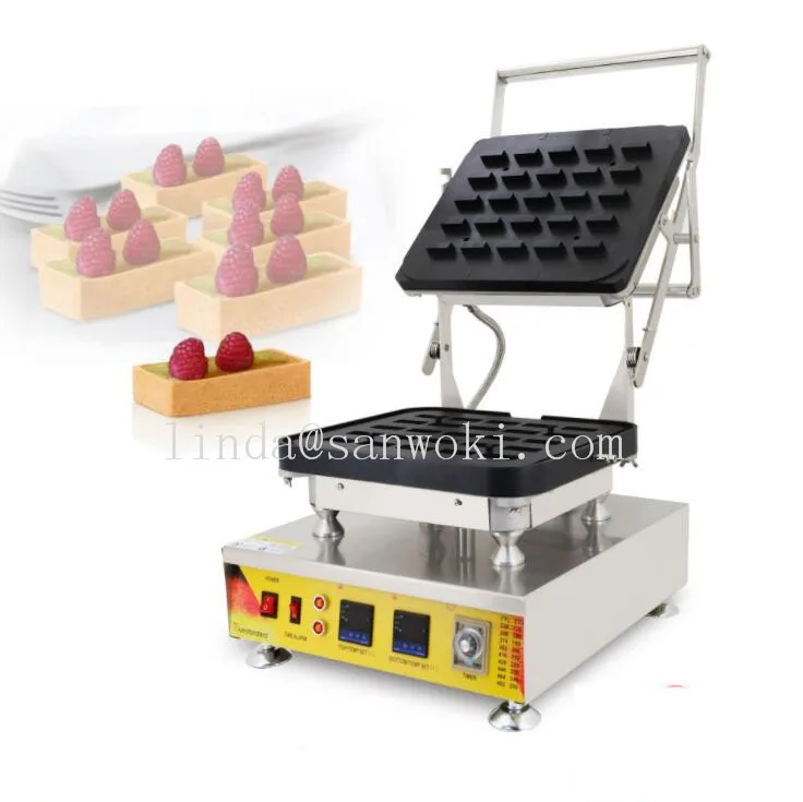 110V 220v электрическая антипригарная мини прямоугольная коробка для яиц из Диспенсер Для Мороженого аппарат для изготовления вафельных чаша жаровня тарталетка Maker машина 25 шт/пресс-форм