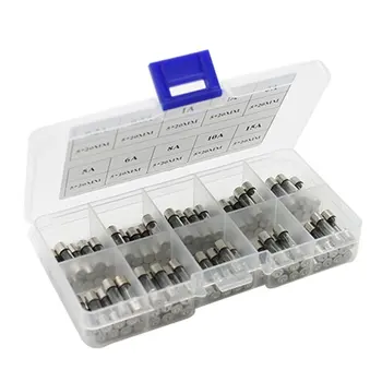 

Automotive Glass Fuse Tube 5*20mm 100 Glass Fuse Holders 5x20 6x30 Insurance Tube Socket Fuse Holder
