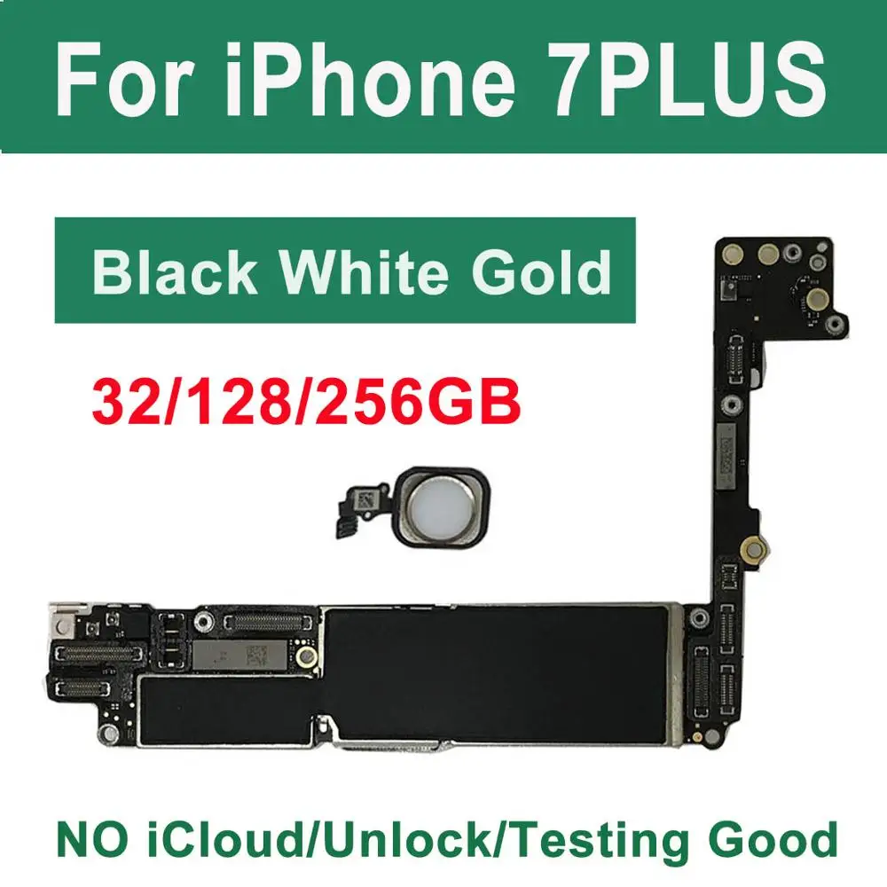 Материнская плата для iPhone 7 Plus с Touch id оригинальная разблокированная iCloud