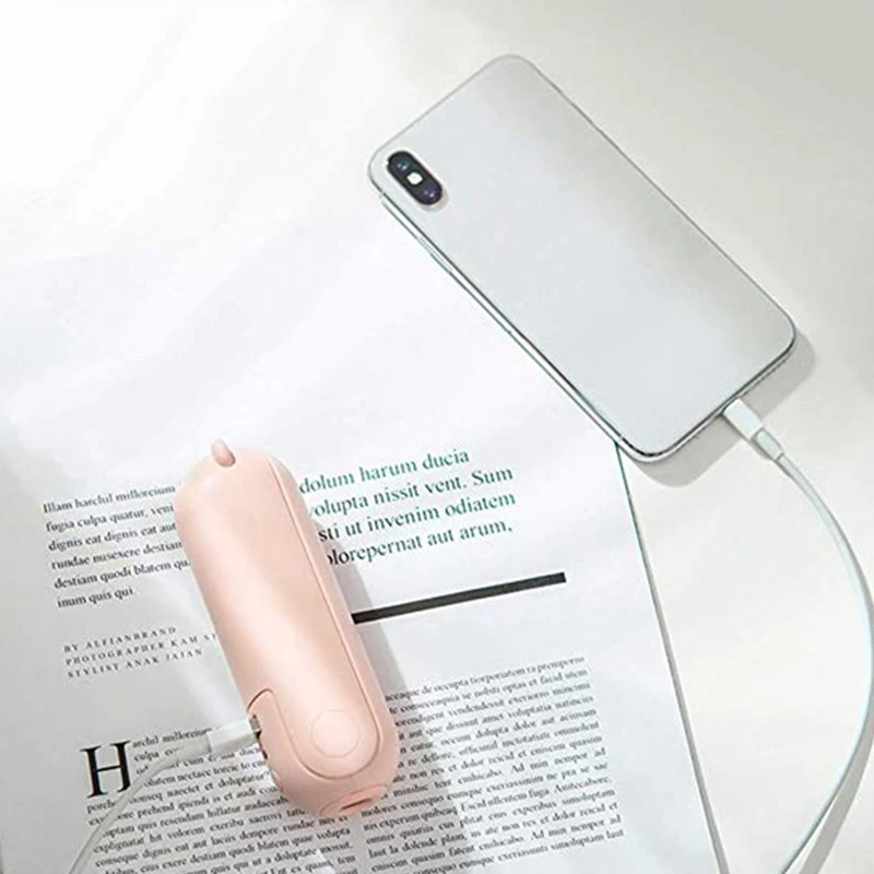 Портативный мини-вентилятор милый маленький медведь Usb складной многофункциональный напольный вентилятор перезаряжаемый Настольный вентилятор для дома Розовый