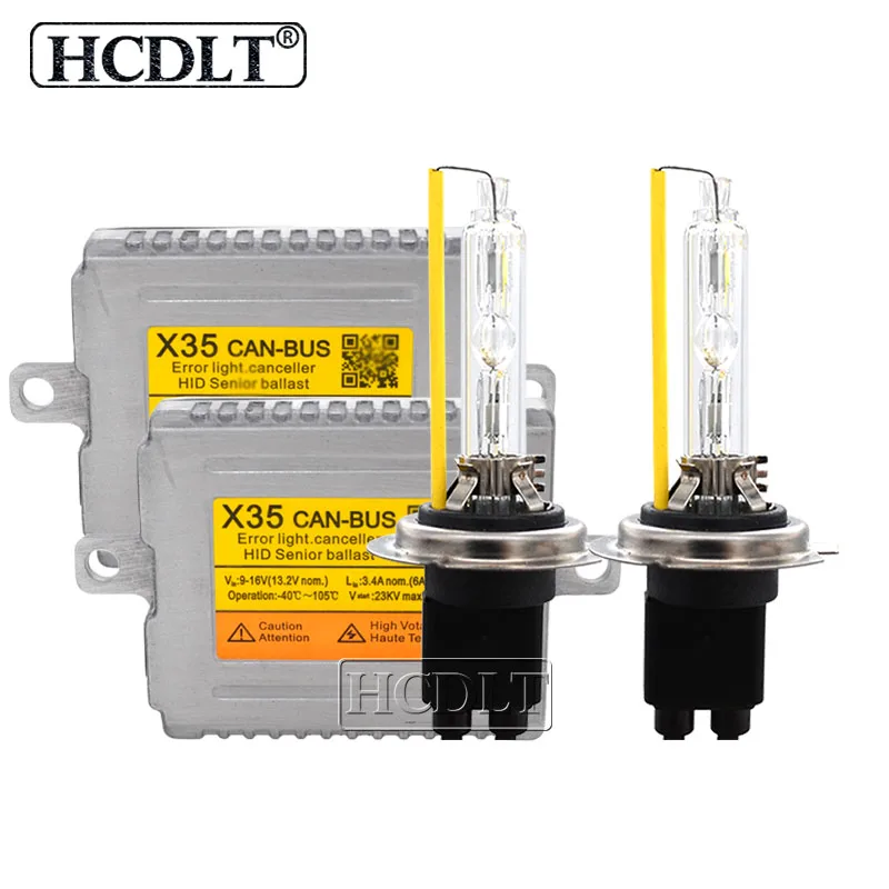 HCDLT 35 Вт H7 H1 H8 H11 D2H Xenon Canbus HID Coversion комплект без ошибок DLT X35 быстрый запуск