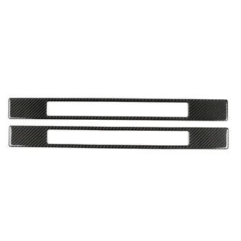 

2PCS Door Sill Cover Set Hollow External Door Sill For Ford Mustang 15+