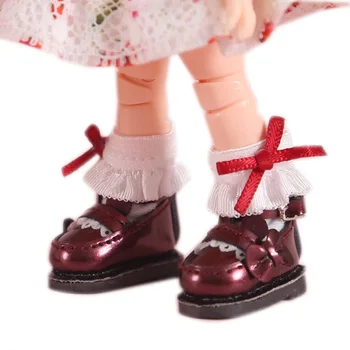 

Baby Dolls Short Socks for OB11 Dolls, Molly, Blyth, Holala, 1/8 BJD Dolls Lace Socks Dolls Accessories Princess Gift for Girls