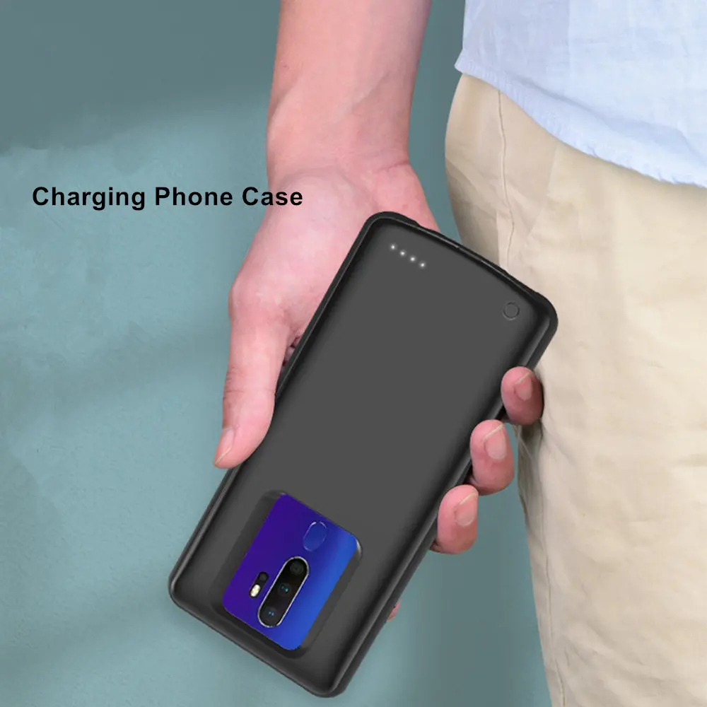 

6800mAh External Battery Charger Cover For OPPO A11 Extended Phone Battery Power Case For OPPO A11 Power Bank Charger Case