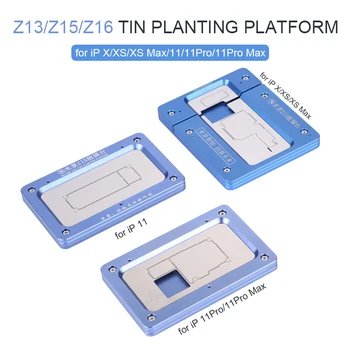 

MIJING Z13 Z15 Z16 BGA Reballing Fixture For iPhone X/XS/XS Max/ 11/11PRO/11PRO Max PCB Holder Tin Planting Repair Platform